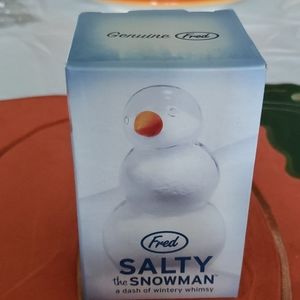 VINTAGE Salty the Snowman NIB